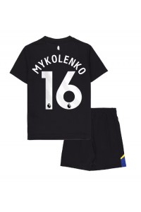 Fotbalové Dres Everton Vitaliy Mykolenko #16 Dětské Třetí Oblečení 2025-26 Krátký Rukáv (+ trenýrky)